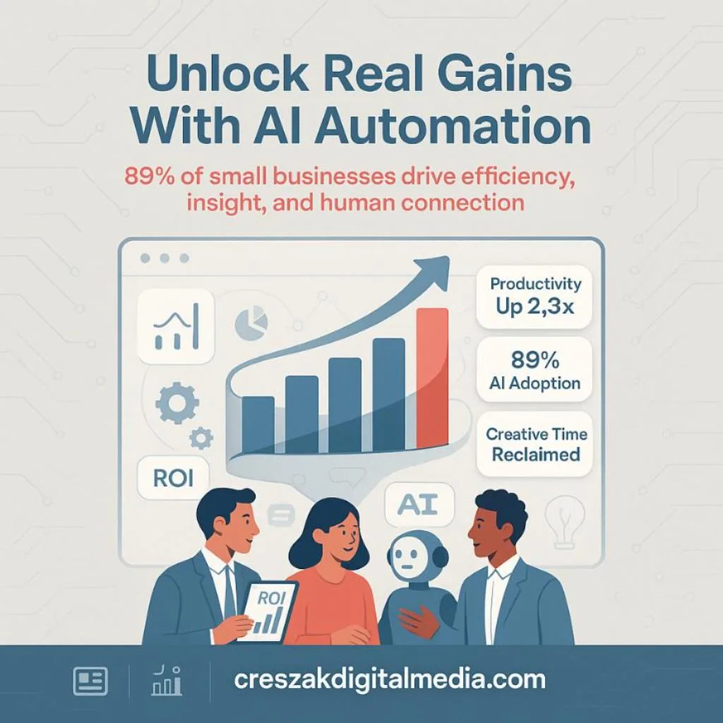 CresZak Digital Media providing AI Automation Services with agentic AI for measurable results.