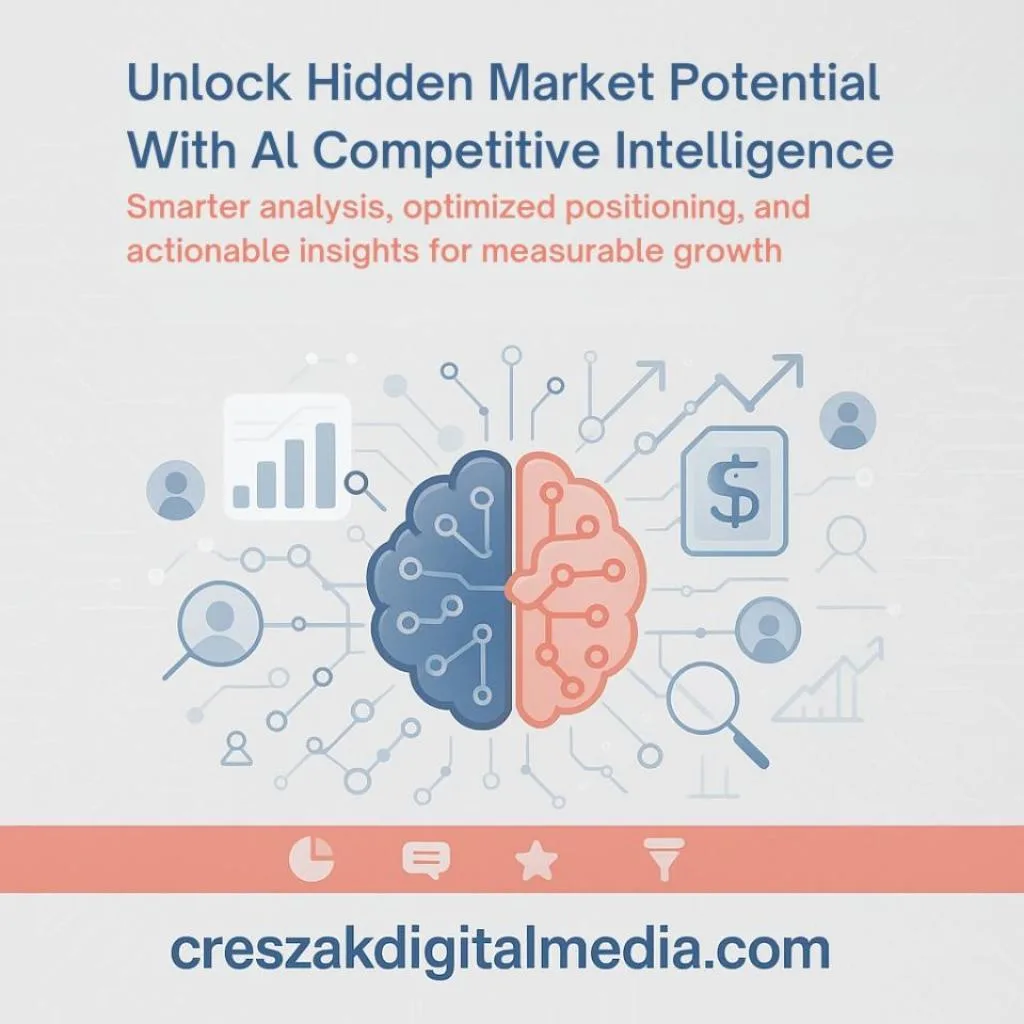AI-Driven Competitive Intelligence with CresZak Digital Media Amazon SEO Services