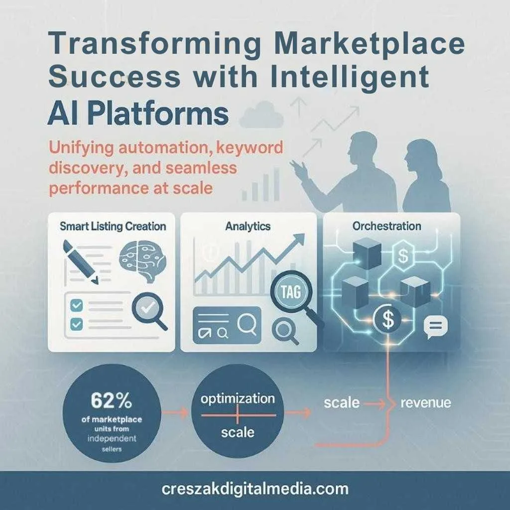 AI Platforms Transforming Marketplace Management with CresZak Digital Media Amazon SEO Services