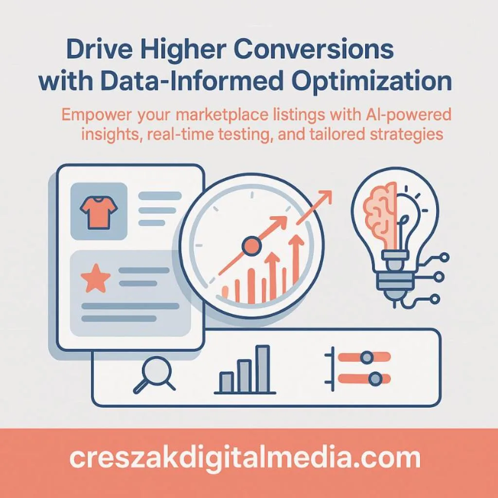 Data-Informed Optimization Strategies Using CresZak Digital Media Amazon SEO Services