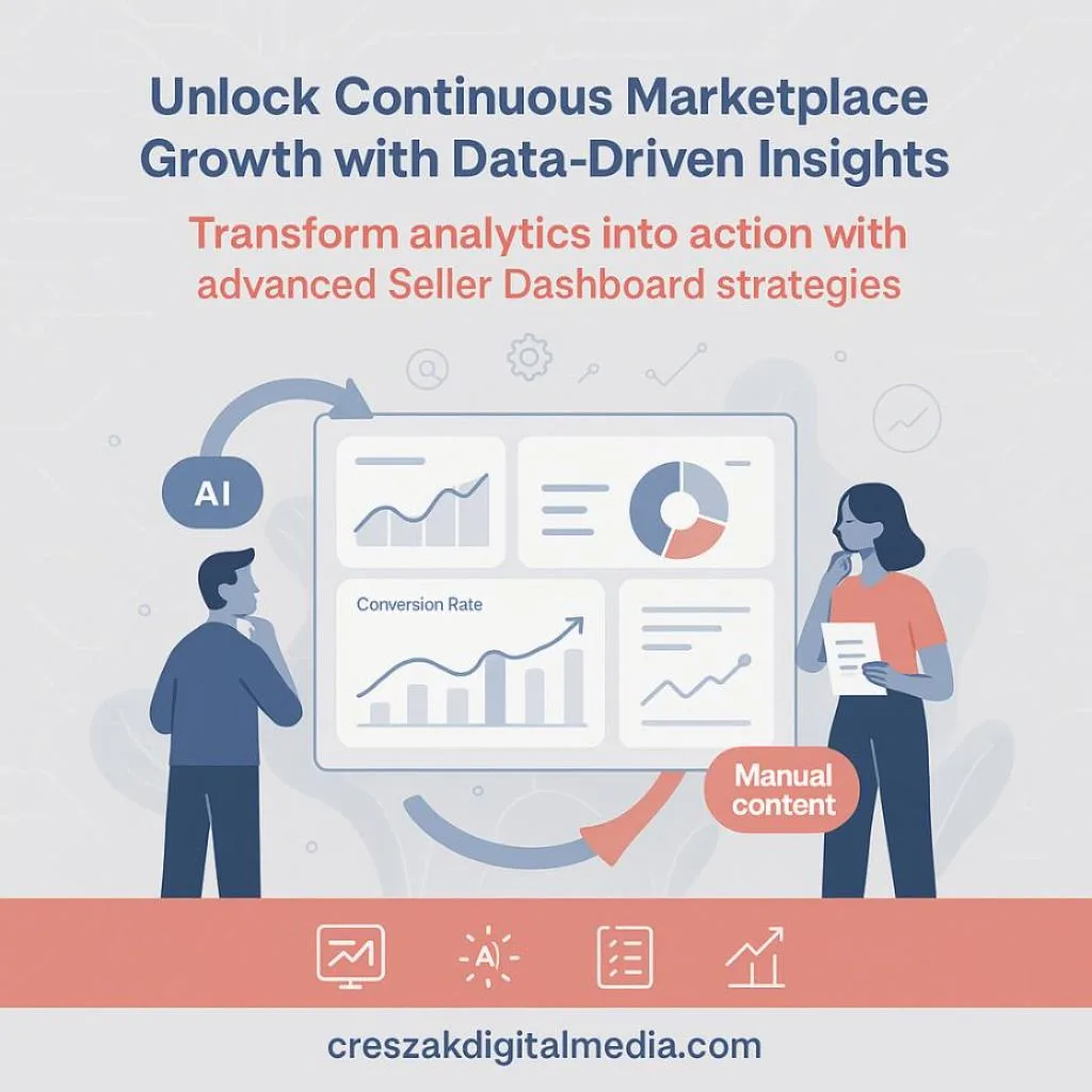 Using Seller Dashboard Analytics for Improvement with CresZak Digital Media eBay SEO Services