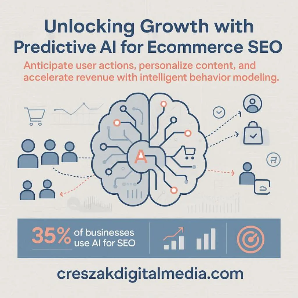 How AI Predicts User Behavior with Ecommerce SEO Services by CresZak Digital Media