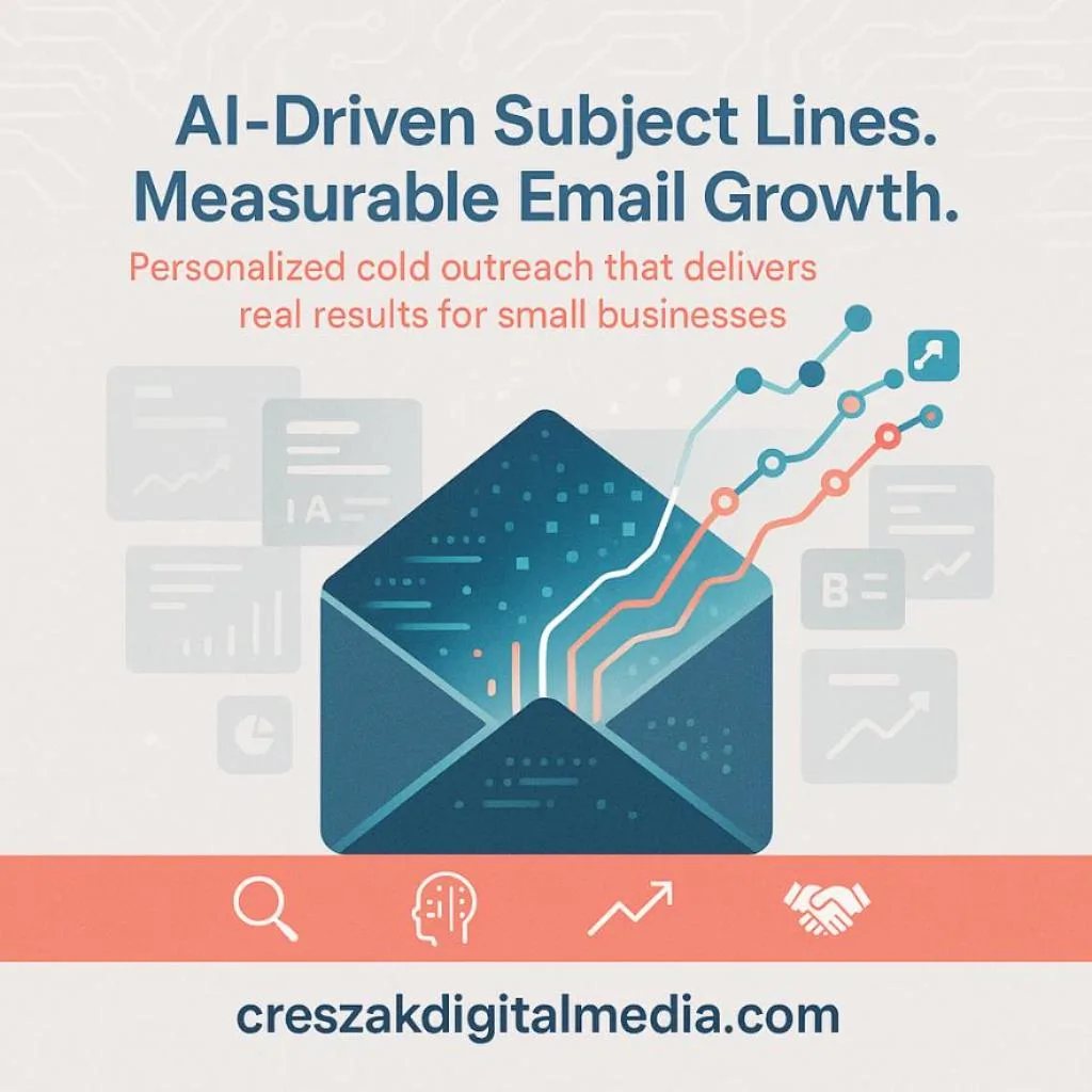 AI-enhanced Email Marketing Services with ROI tracking and analytics by CresZak Digital Media.