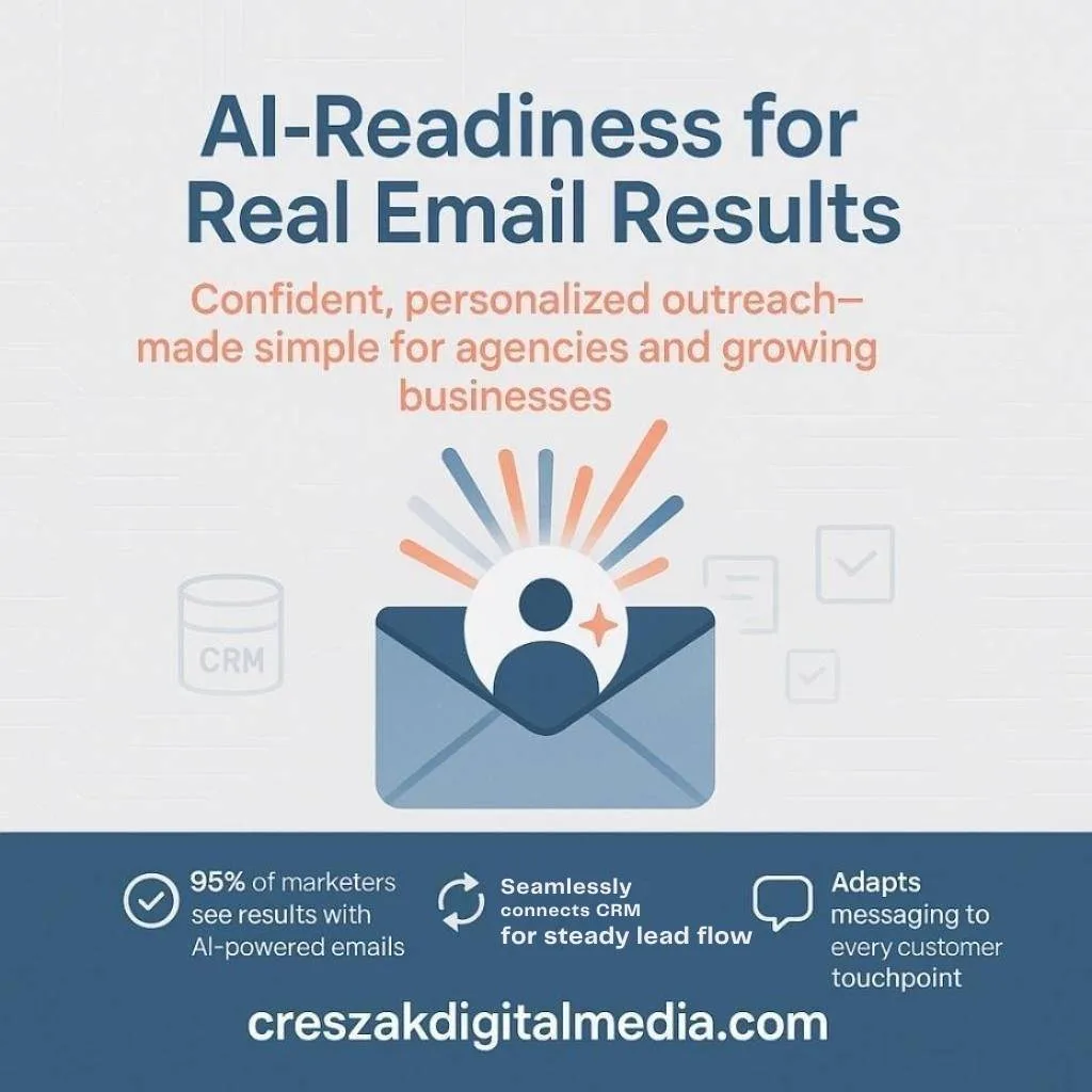 AI-supported Email Marketing Services for small business lead generation by CresZak Digital Media.