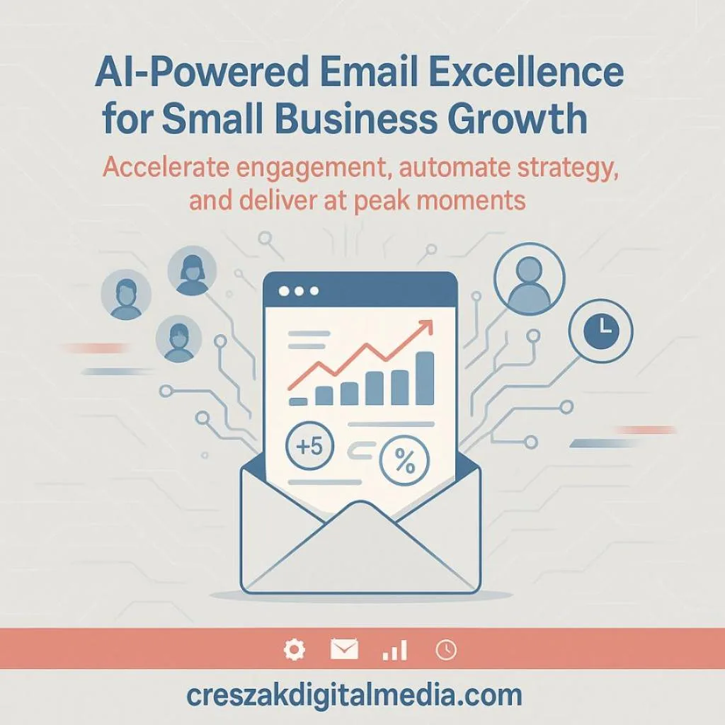 AI-powered Email Marketing Services for high-converting sequences by CresZak Digital Media.