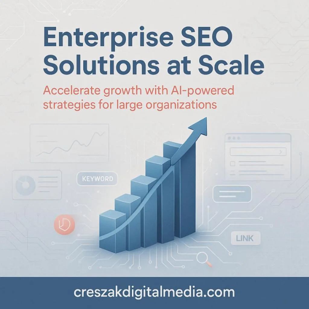 Scalable Enterprise SEO Services for Large Organizations by CresZak Digital Media