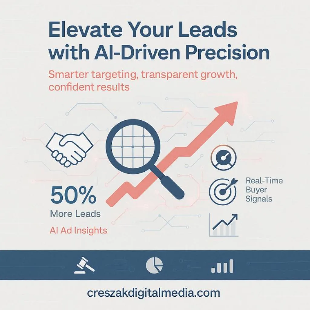 CresZak Digital Media Lead Gen Agency leveraging AI to enhance small business lead generation.
