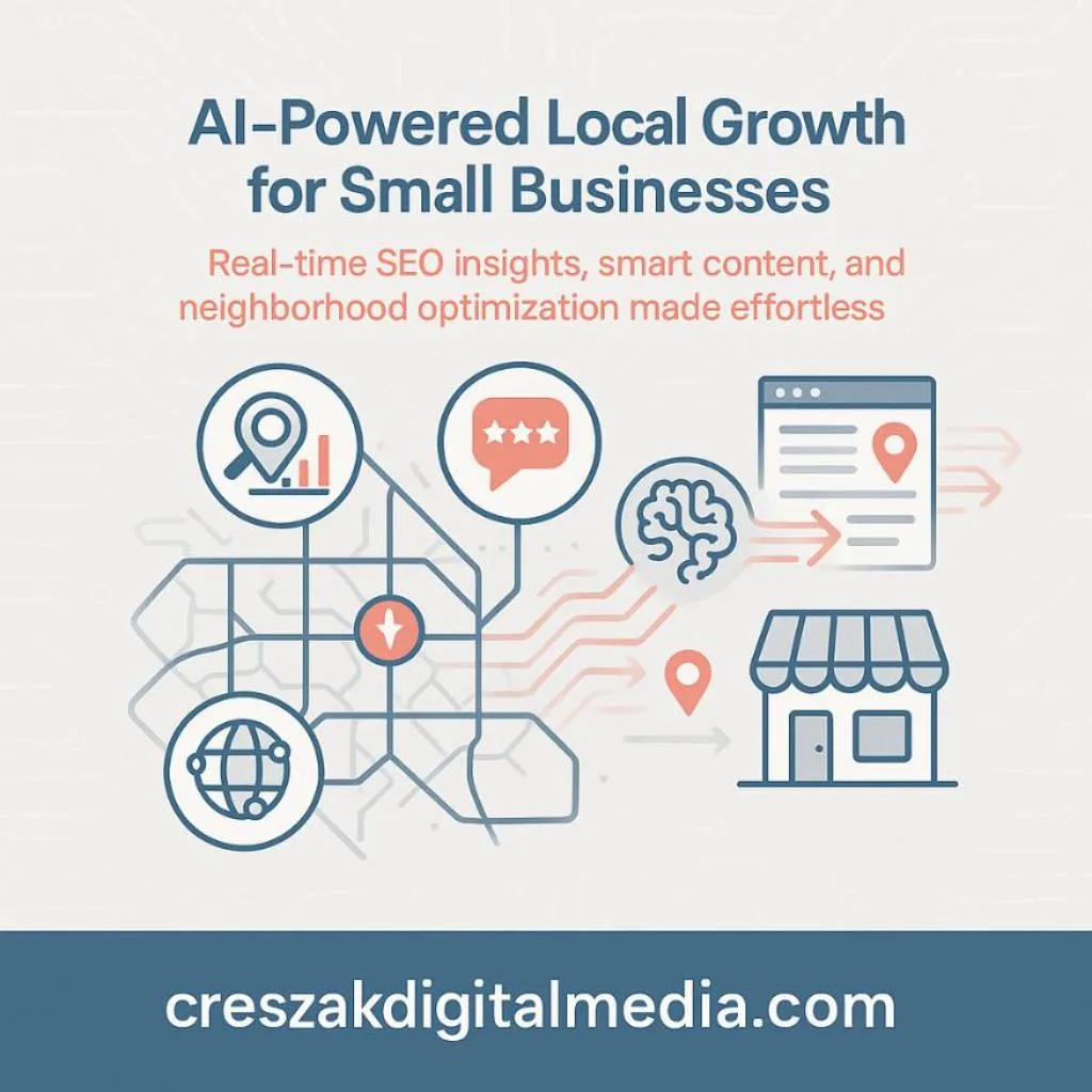 Leveraging AI tools and localized rank trackers to improve Google Business Profile content and Local SEO Services &ndash; CresZak Digital Media.