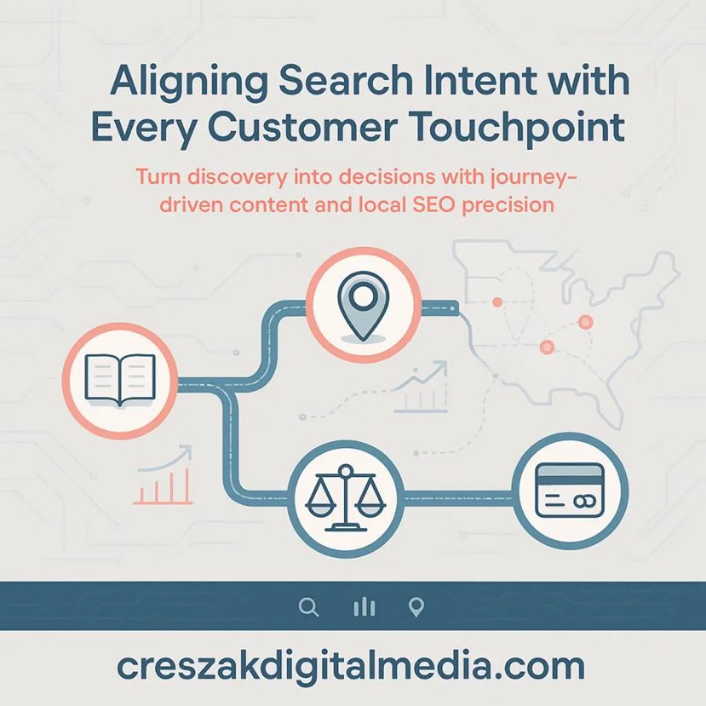 CresZak Digital Media aligns search intent optimization with customer journey mapping