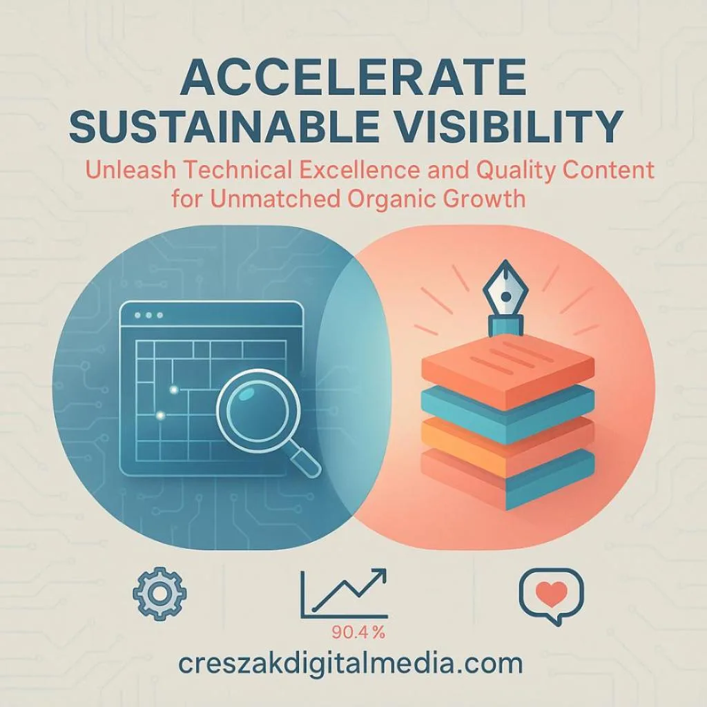 CresZak Digital Media builds sustainable visibility through technical SEO excellence