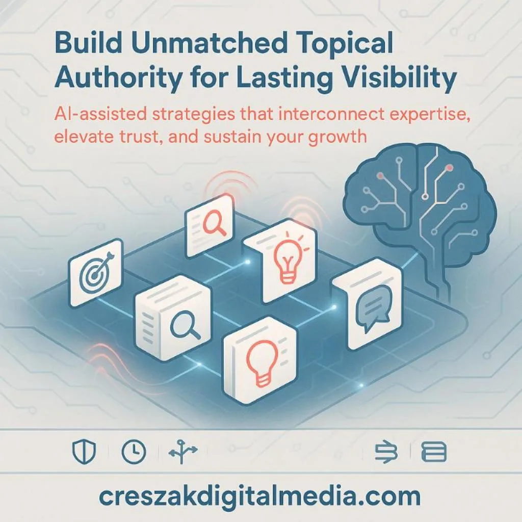 CresZak Digital Media builds topical depth using AI-assisted SEO content strategies