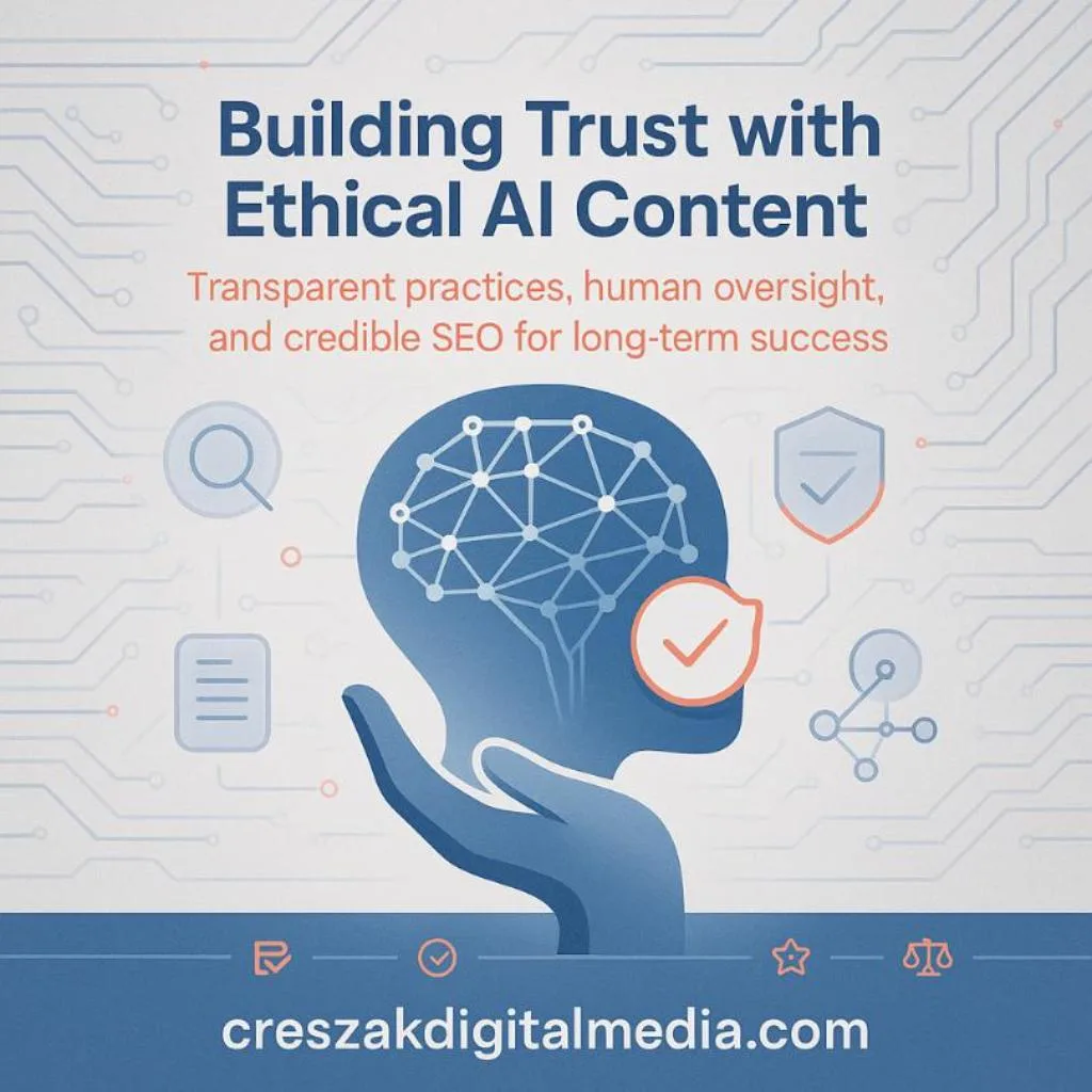 CresZak Digital Media emphasizes ethical practices in AI-supported SEO Services