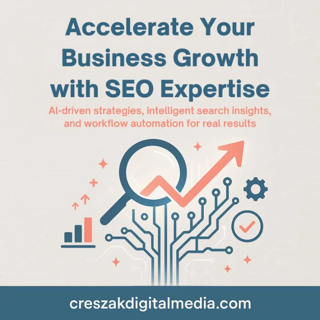 Professional SEO Services for measurable business growth by CresZak Digital Media.