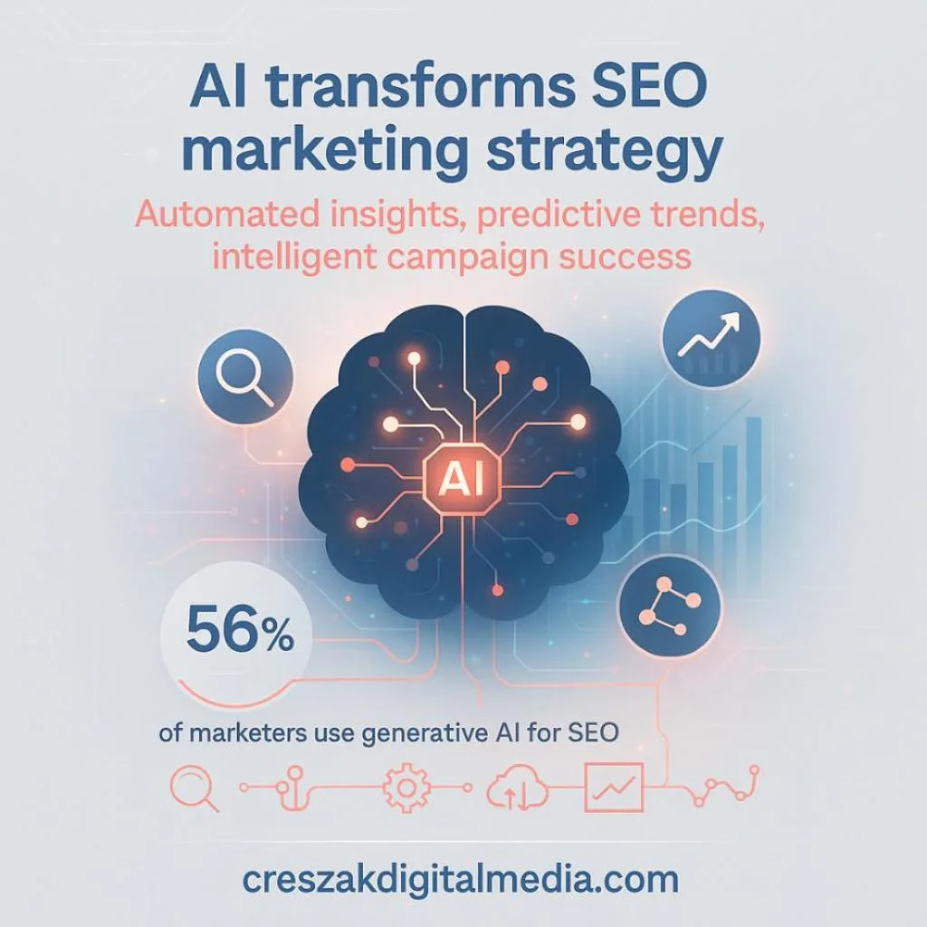CresZak Digital Media uses AI to enhance modern SEO Services with intelligent automation