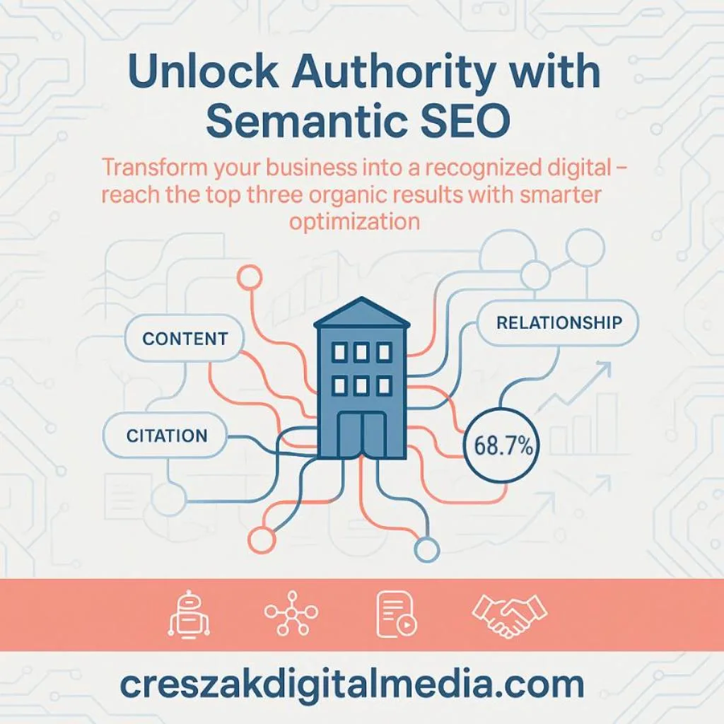 CresZak Digital Media uses semantic optimization to help search engines recognize businesses