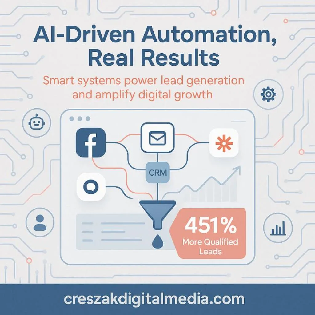 ROI-focused Social Media Marketing Services using AI visuals and UGC by CresZak Digital Media.