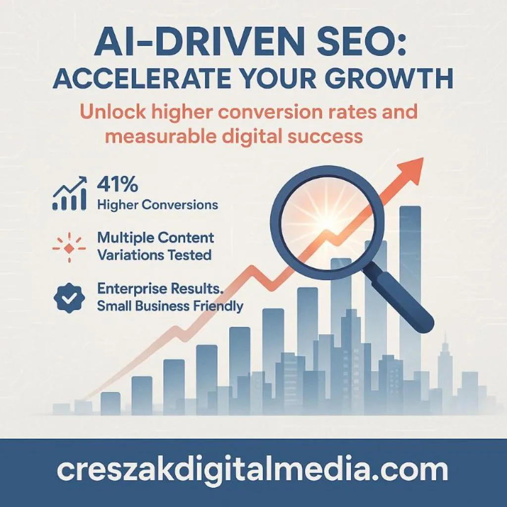 AI-Driven Website SEO Services by CresZak Digital Media Delivering Remarkable Growth