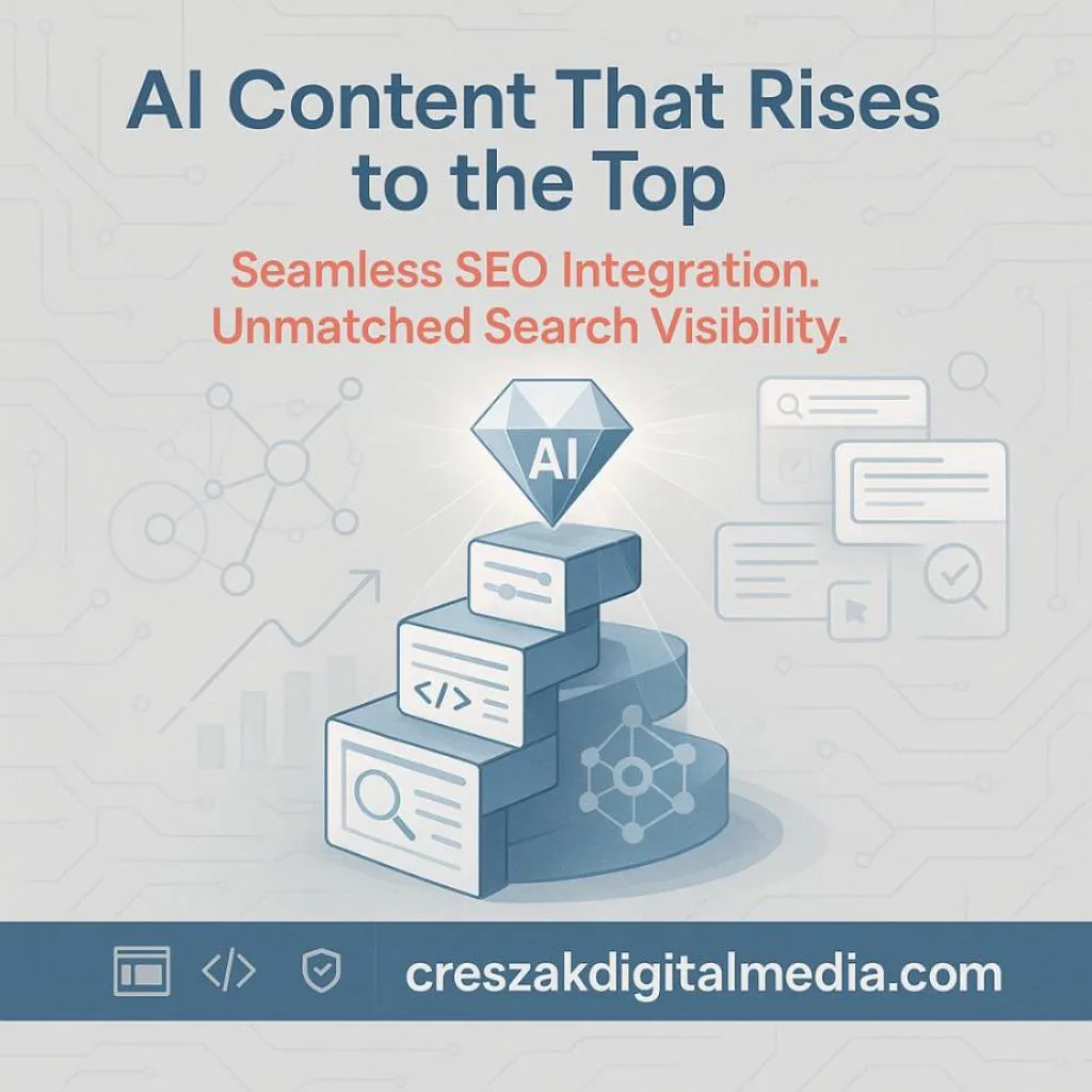 CresZak Digital Media Website SEO Services Ensuring AI Content Ranks Effectively