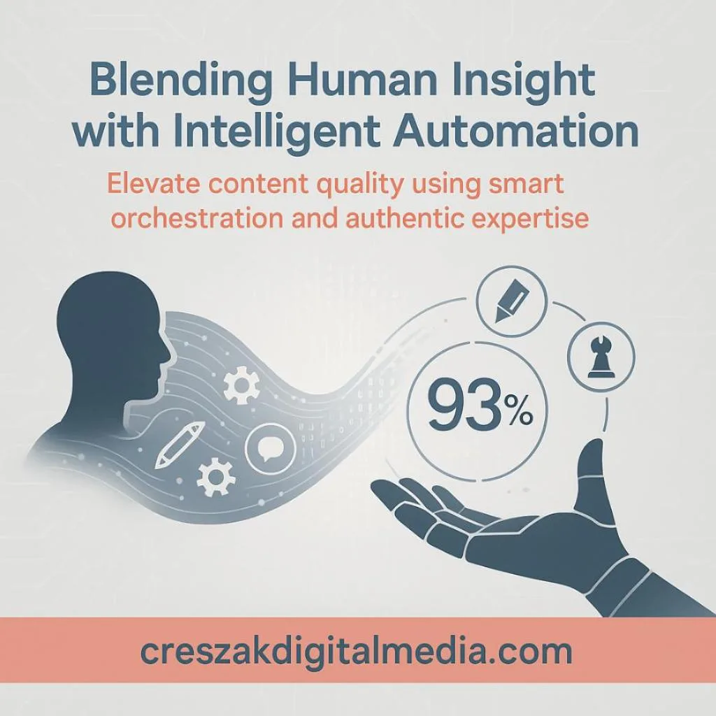 Combining Human Expertise and Automation Using Website SEO Services by CresZak Digital Media