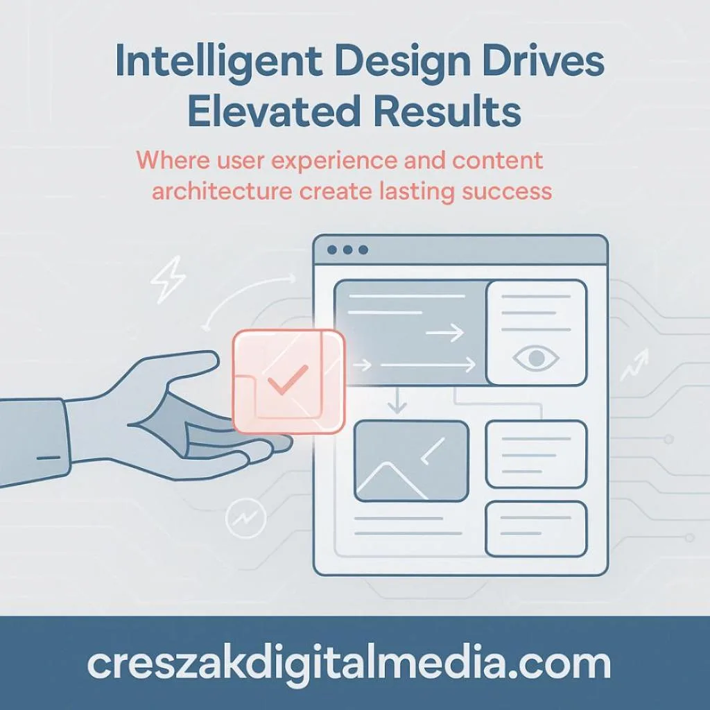 CresZak Digital Media Website SEO Services Combining UX Design with Content Architecture