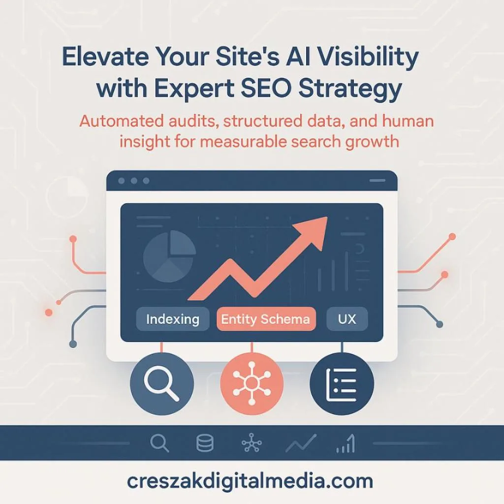 CresZak Digital Media Website SEO Services and Audit Support for Improved AI Overview Visibility