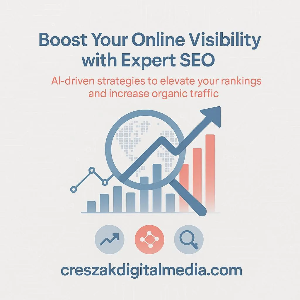 Expert Website SEO Services by CresZak Digital Media to Boost Online Presence