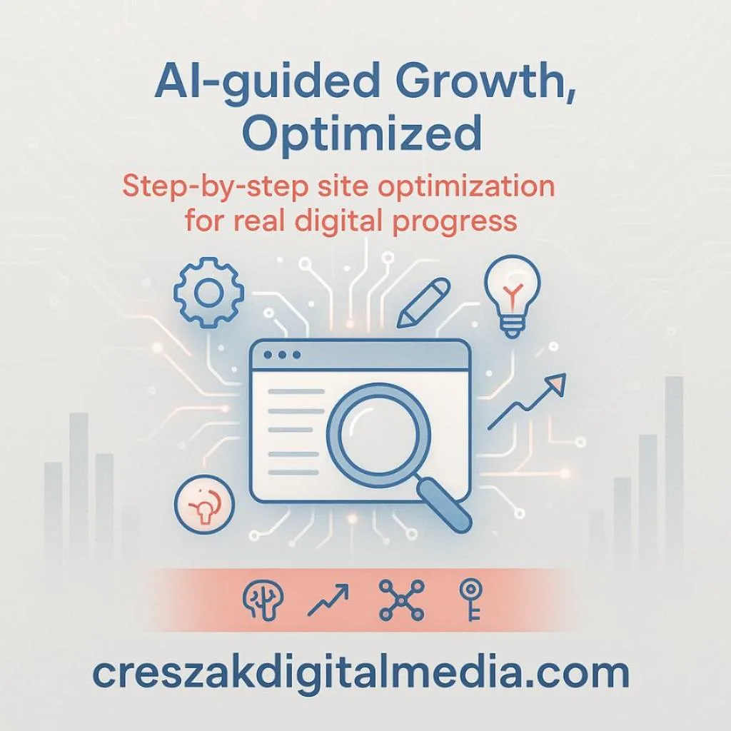 AI Tools Enhancing On-Page Optimization with Website SEO Services by CresZak Digital Media