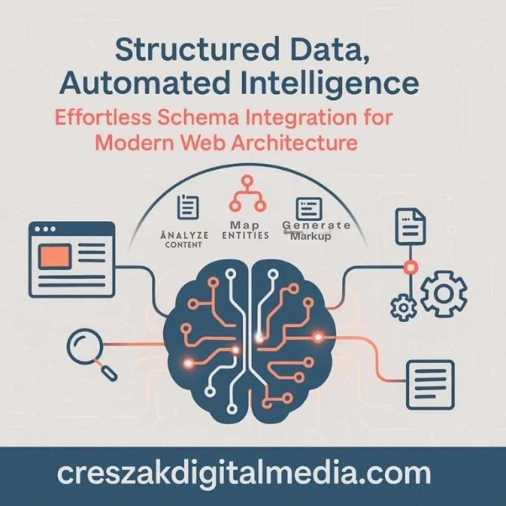AI-Driven Schema Implementation with Website SEO Services by CresZak Digital Media