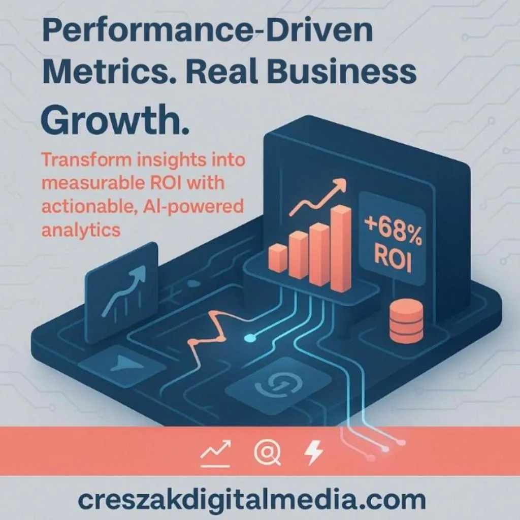 Measuring Success Through Metrics with Website SEO Services by CresZak Digital Media