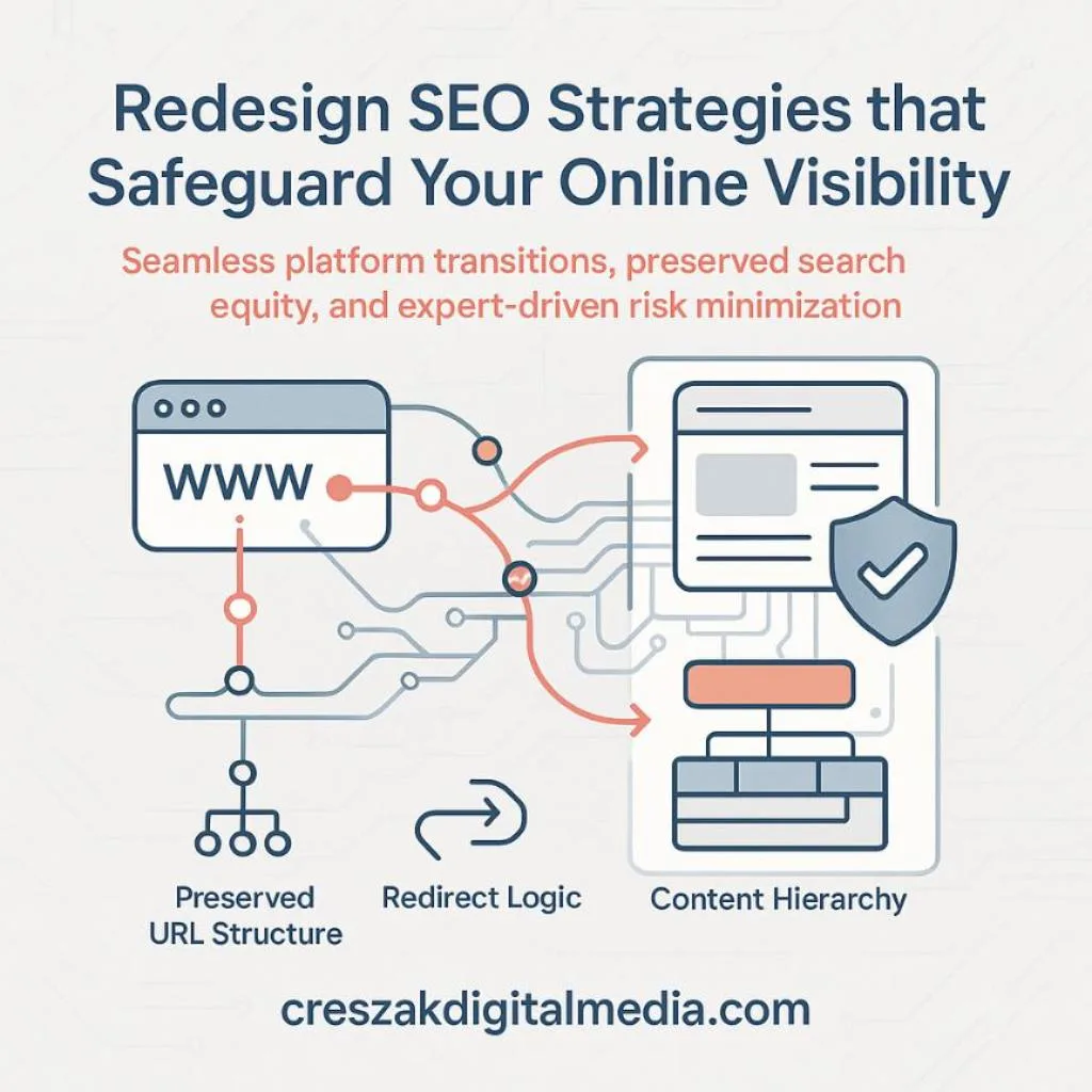 CresZak Digital Media Redesign and Website SEO Services Influencing Platform Transition Visibility