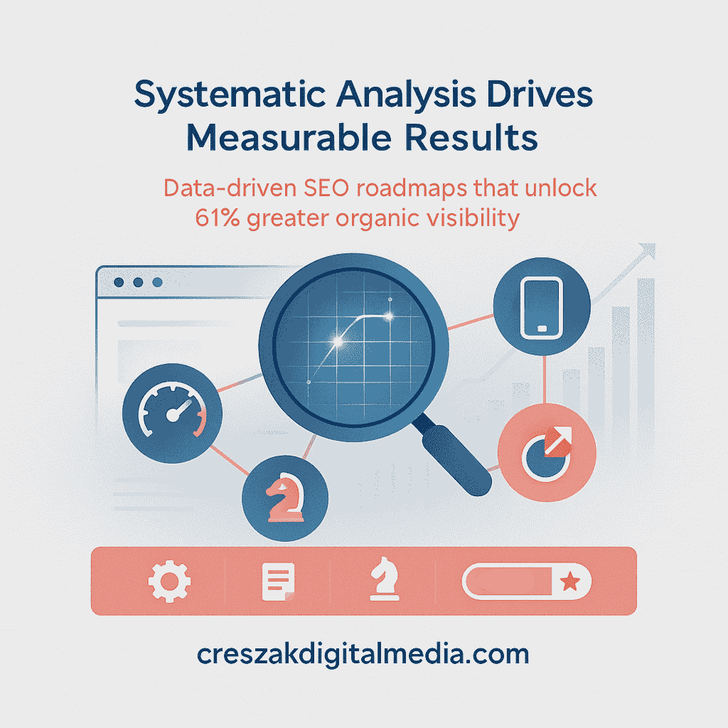 CresZak Digital Media using systematic analysis to deliver measurable Website Seo Services results