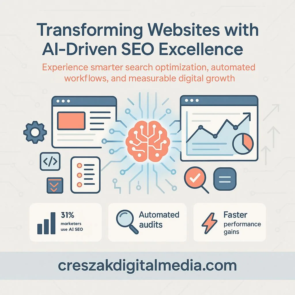How AI Tools Transform Website Development with Website SEO Services by CresZak Digital Media