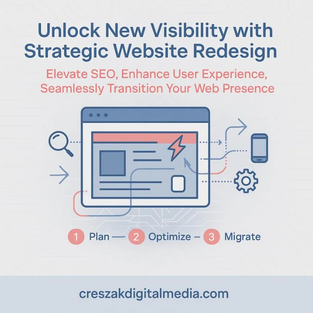 CresZak Digital Media Website SEO Services and Redesign SEO Strategy for Fresh Visibility
