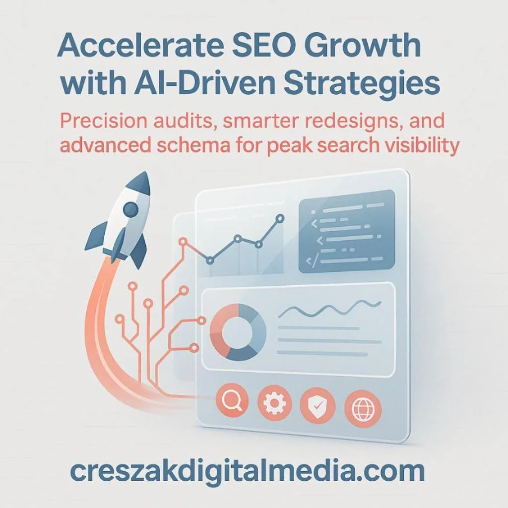 AI-Powered Website SEO Services by CresZak Digital Media Enhancing Development and Performance