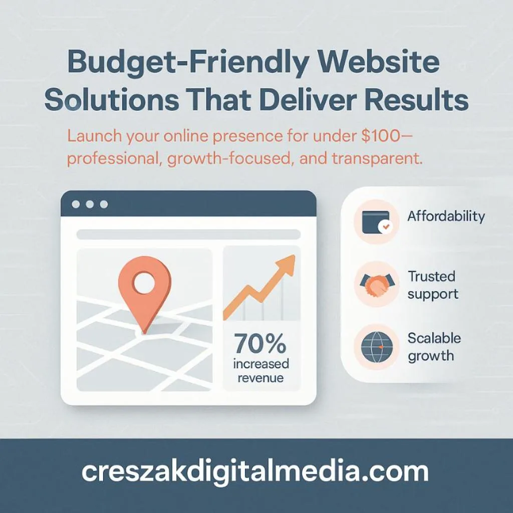 Budget-friendly solutions by CresZak Digital Media WordPress Web Design Company delivering real results