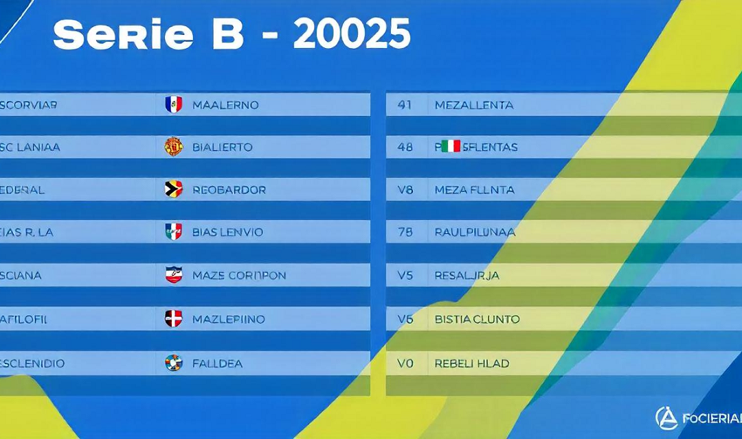Serie B 2025 Teams: Full List, Promotions and Relegations