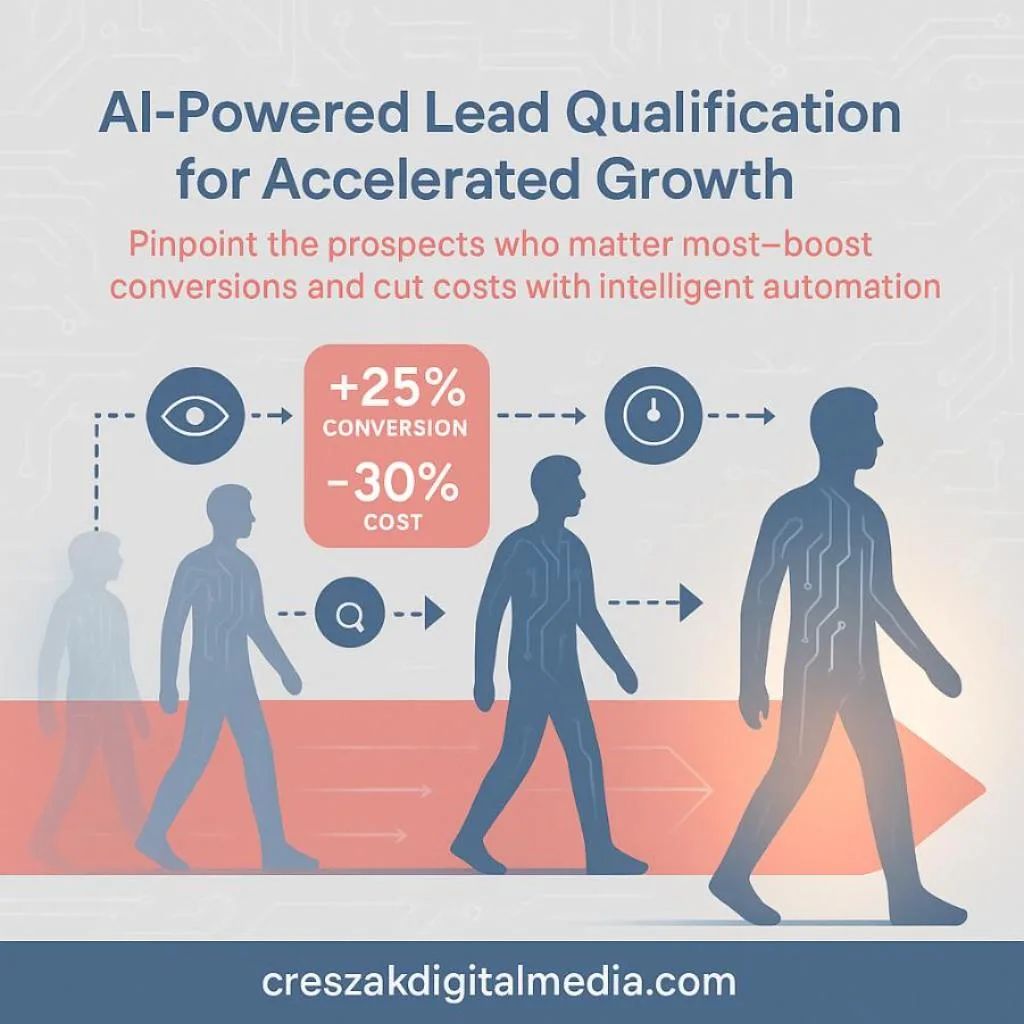 Conversational automation tools capturing prospects in real time to enhance Lead Gen SEO Services – CresZak Digital Media.