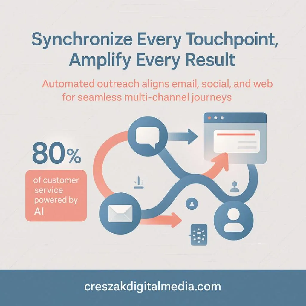 Multi-channel orchestration platforms synchronizing outreach for improved Lead Gen SEO Services – CresZak Digital Media.